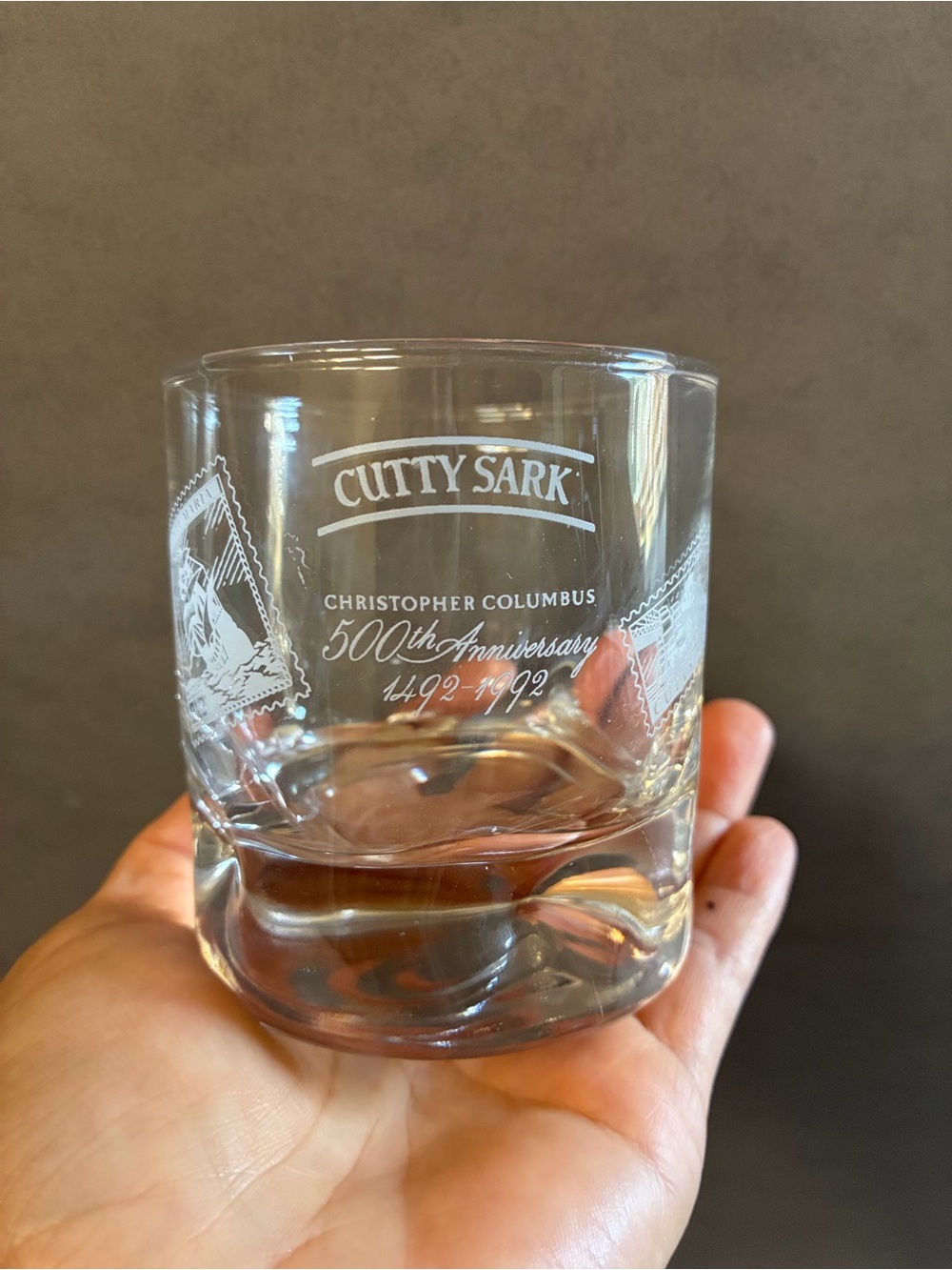 2 Vintage Cutty Sark 500th Anniversary Whisky Glasses, 8oz.